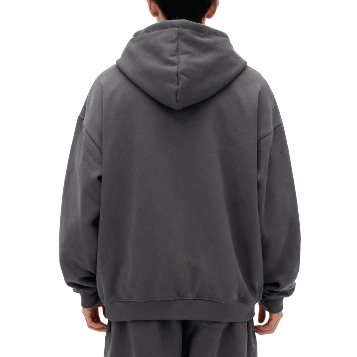 Unisex Heavyweight Cropped Oversized Zip-Up Hoodie (460GSM)