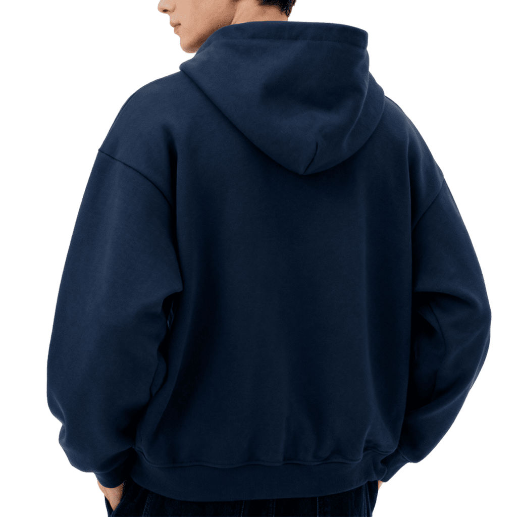 Unisex Heavyweight Cropped Oversized Zip-Up Hoodie (460GSM)