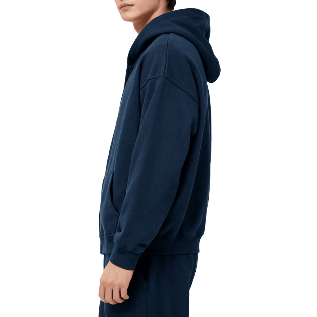 Unisex Heavyweight Cropped Oversized Zip-Up Hoodie (460GSM)