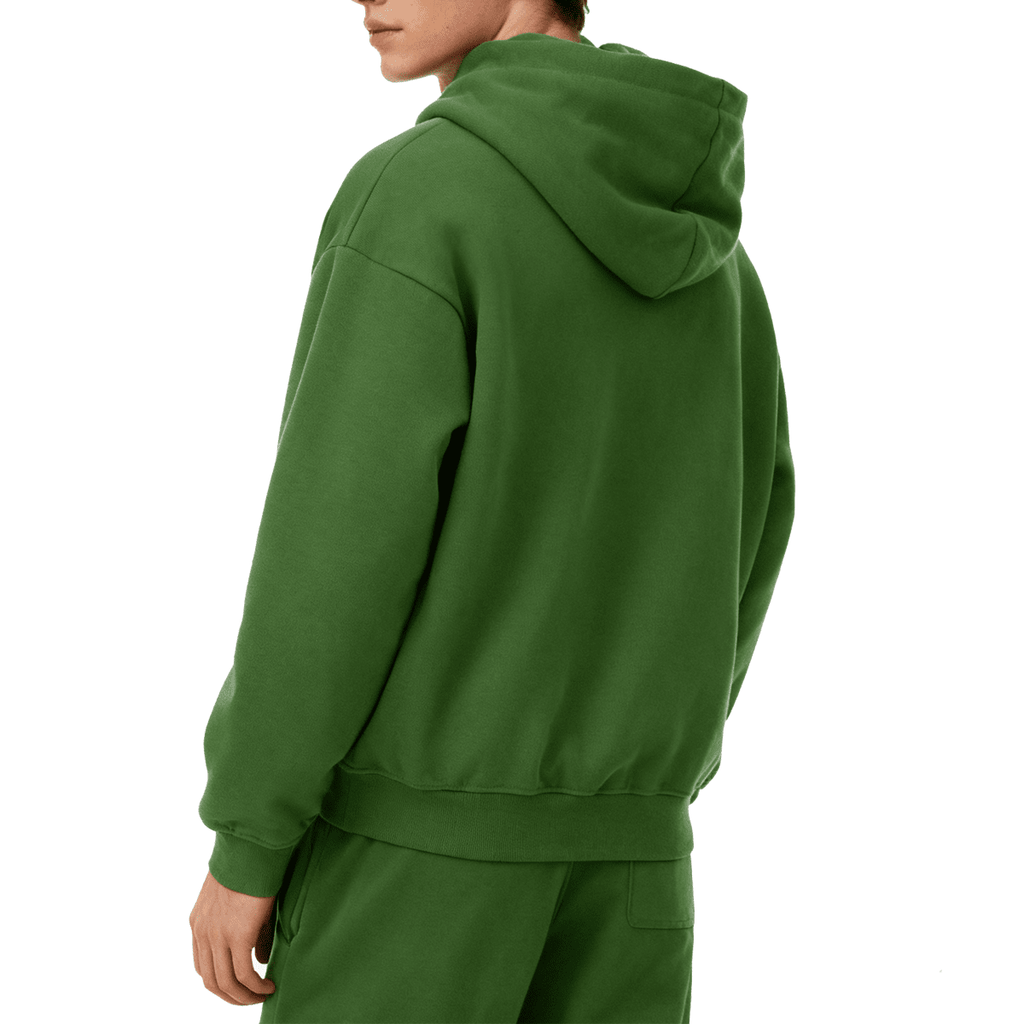 Unisex Heavyweight Cropped Oversized Zip-Up Hoodie (460GSM)
