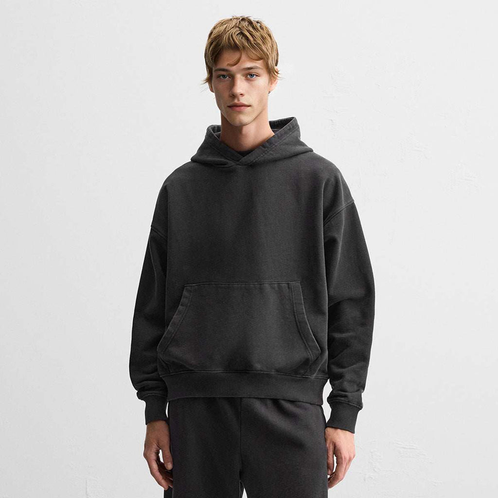 440GSM Unisex Heavyweight Washed Boxy Hoodie