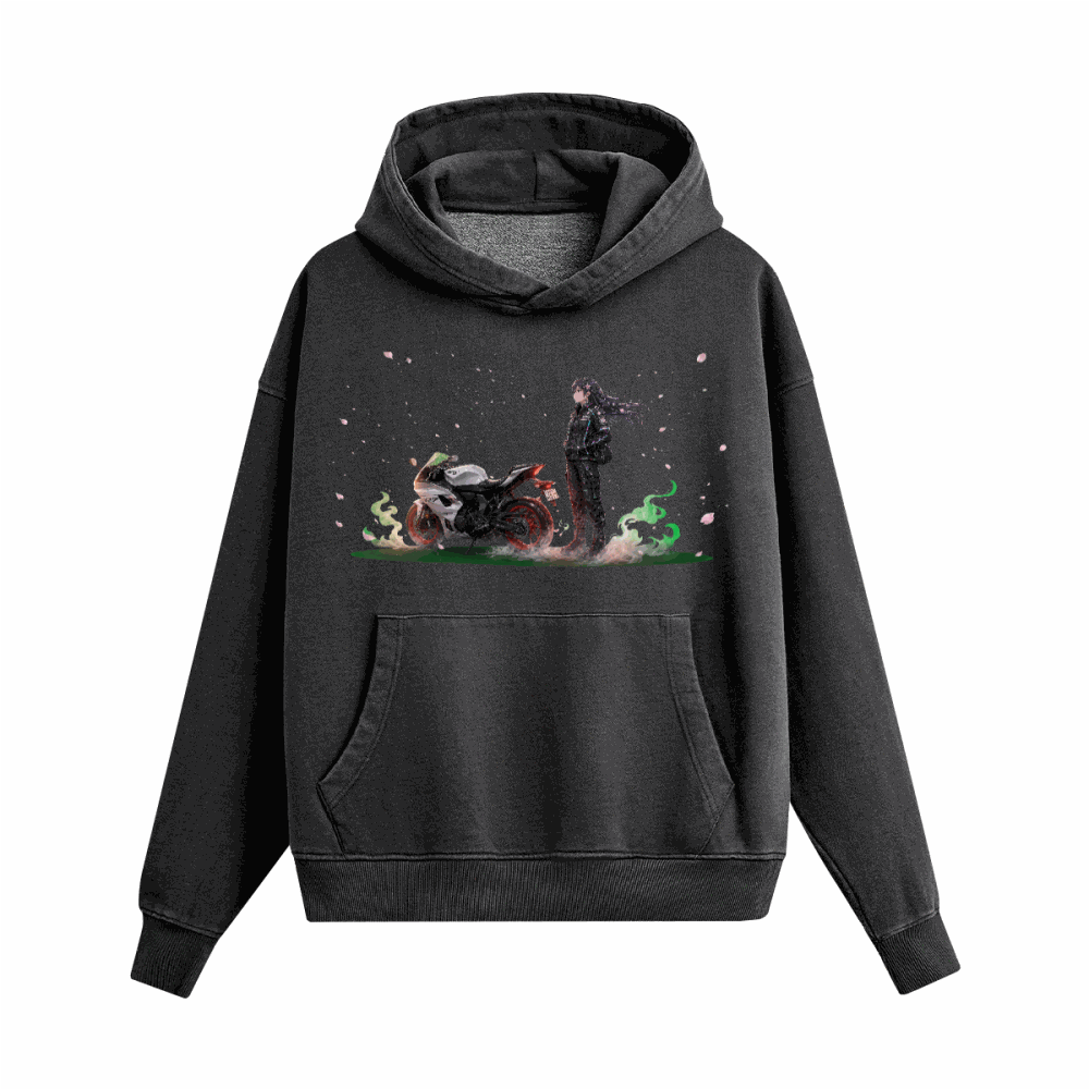 440GSM Unisex Heavyweight Washed Boxy Hoodie