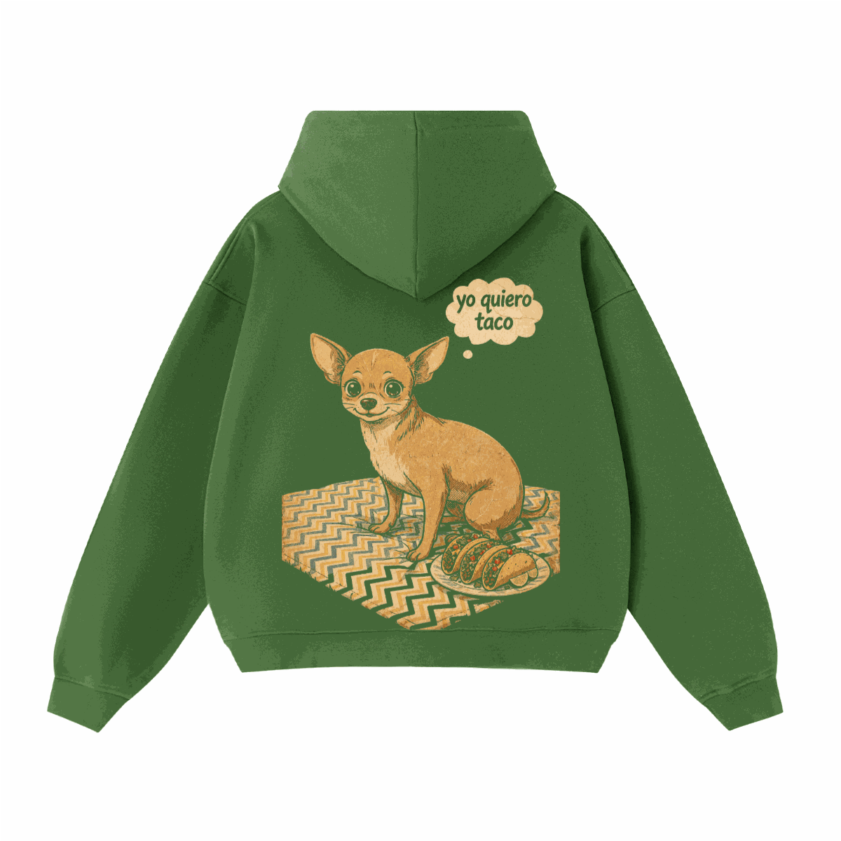 Unisex Heavyweight Cropped Oversized Zip-Up Hoodie (460GSM)