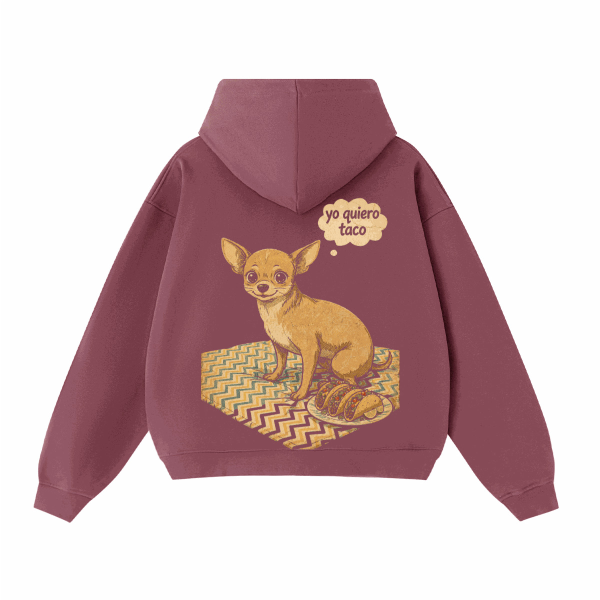 Unisex Heavyweight Cropped Oversized Zip-Up Hoodie (460GSM)