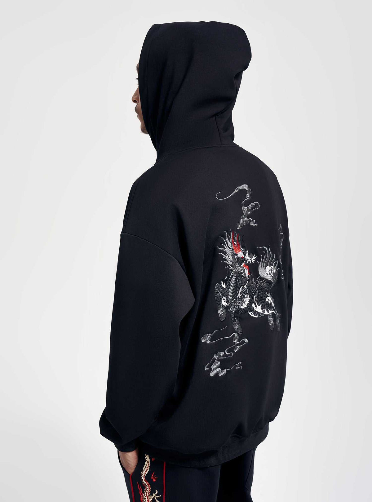 KH9102 Kirin Embroidery Hoodie